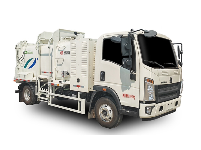 HOWO輕卡純電動(dòng)餐廚垃圾車(chē)