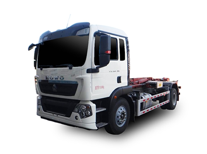 HOWO-TX車(chē)廂可卸式垃圾車(chē)