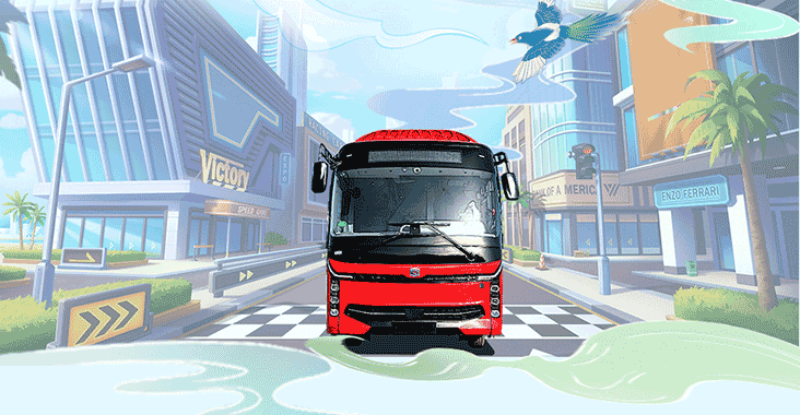 行業(yè)首款7.5米低入口純電客車！2023中通V7拔劍哪些市場？